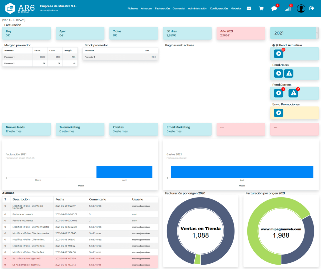 programa de facturación cloud