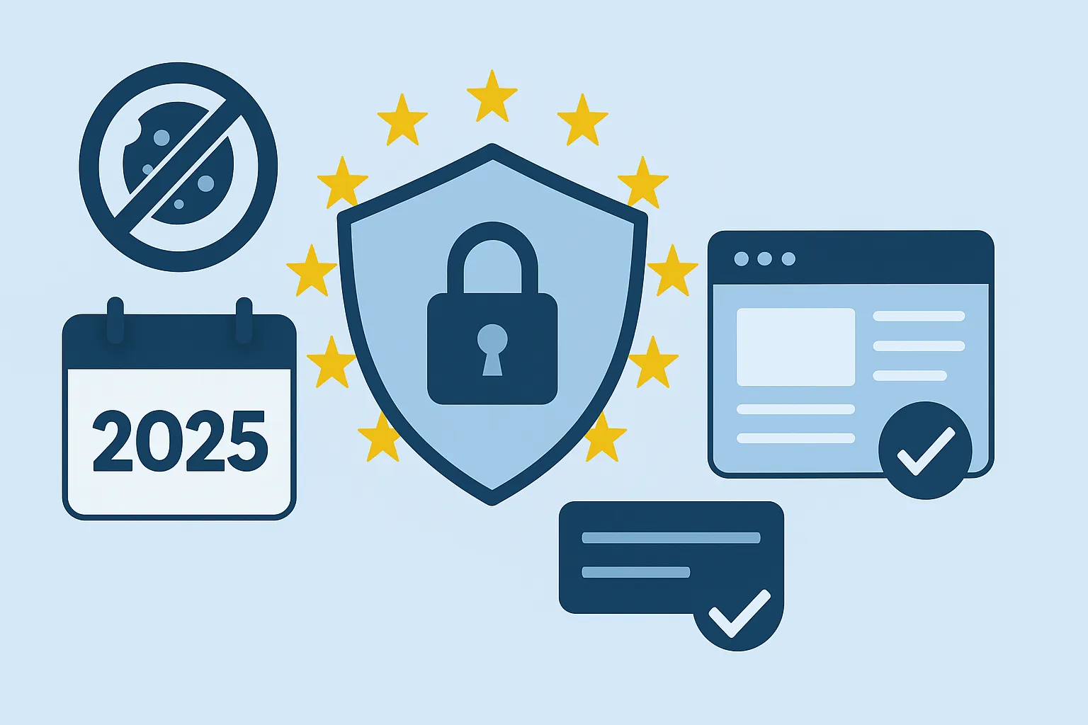La protección de datos en 2025: todo lo que su web debe saber