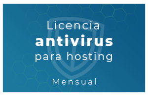 Licencia Antivirus para hosting con clean (Mensual)