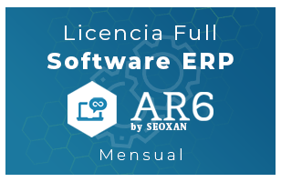 Licencia Software ERP - AR6 - Full (Mensual)