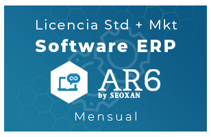 Licencia Software ERP - AR6 - Std+Mkt (Mensual)