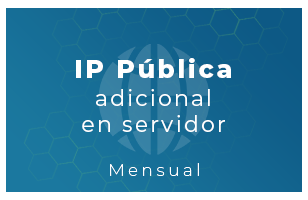 IP Pública adicional en servidor (Mensual)